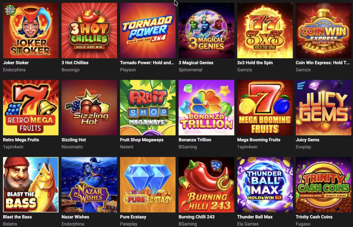 GGBET New Slots